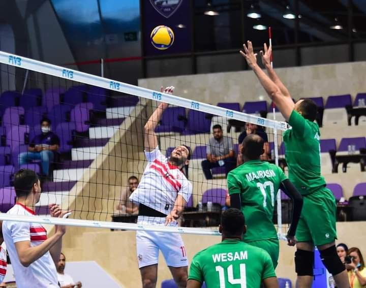 الزمالك يحقق فوزه الثاني في بطولة العين الدولية للكرة الطائرة