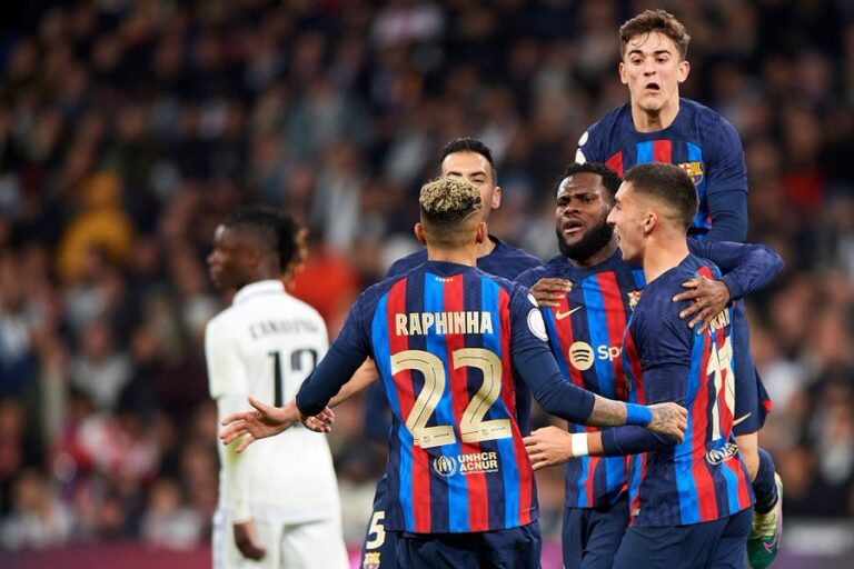 برشلونة ينتصر على ريال مدريد في ذهاب نصف نهائي كأس الملك